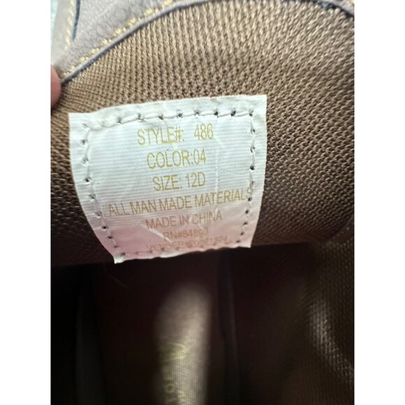 Gold Toe Mens Brown Hook Loop Strap Casual Shoes Size 12D - Picture 6 of 8